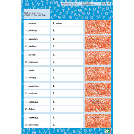 Max Spelling Groep 8 set 2