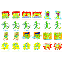 Coole Kikker Stickers