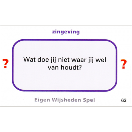 Eigen Wijsheden Spel