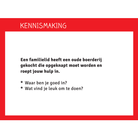 Kennismakingskaarten