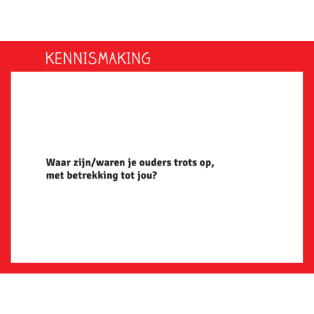 Kennismakingskaarten