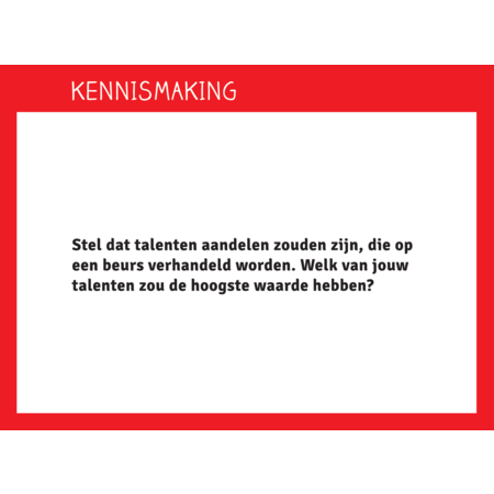 Kennismakingskaarten