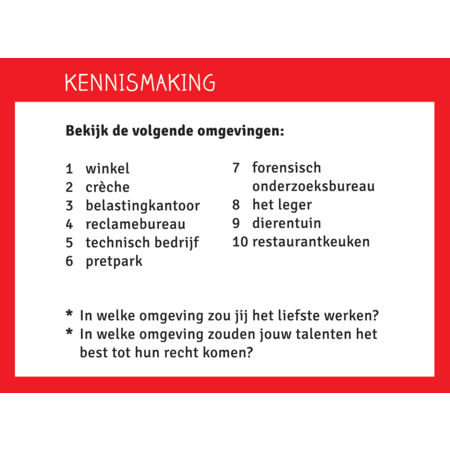 Kennismakingskaarten