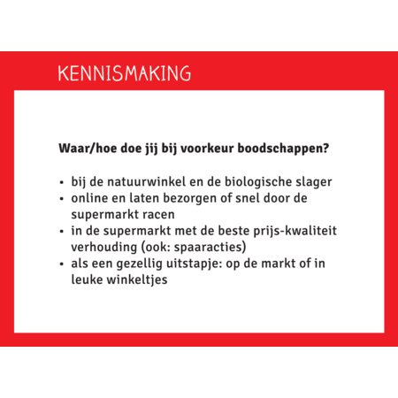 Kennismakingskaarten