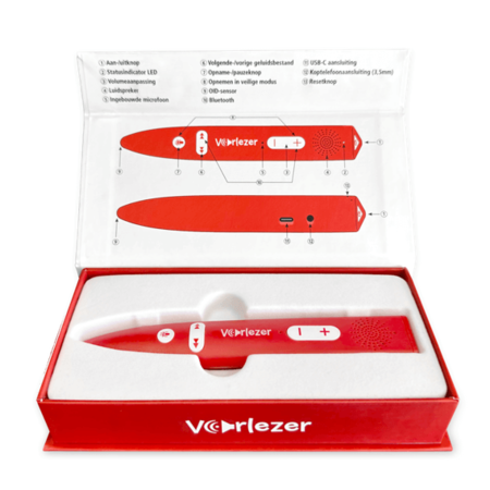 Voorlezer sprekende pen