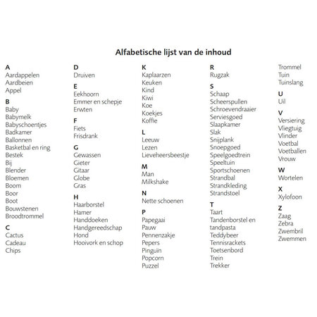 ColorCards Categorieën