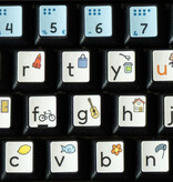 Alfapret toetsenbord stickers