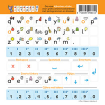 Alfapret toetsenbord stickers