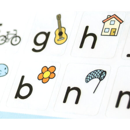 Alfapret toetsenbord stickers