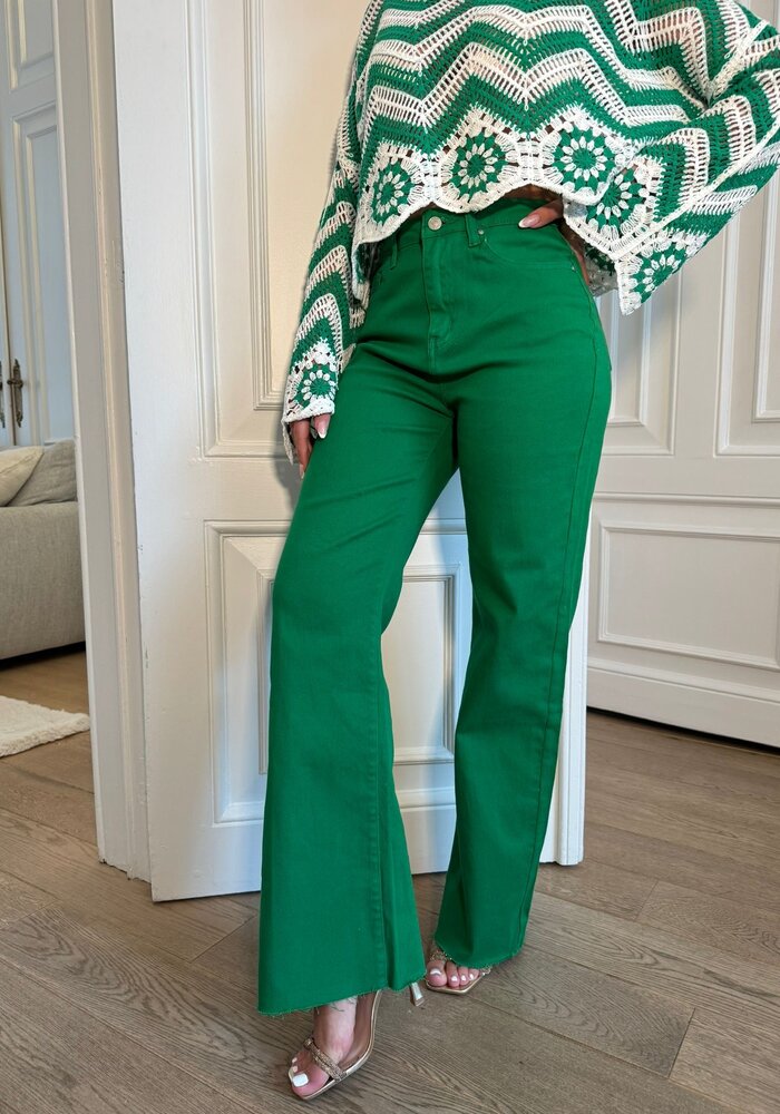 PANTALON COLLEEN VERT