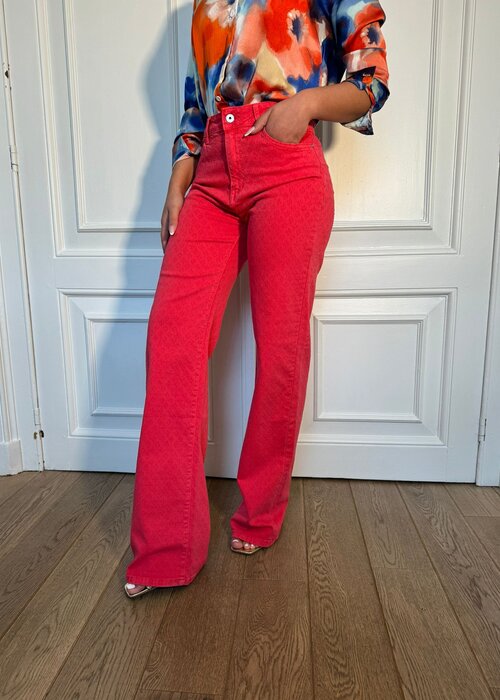 PANTALON NABILA ROUGE