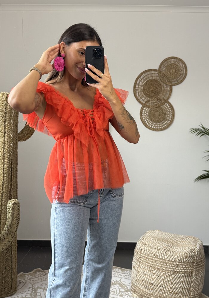 TOP LOUISE ORANGE