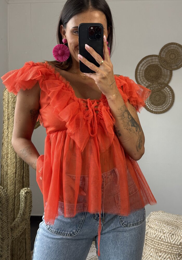 TOP LOUISE ORANGE