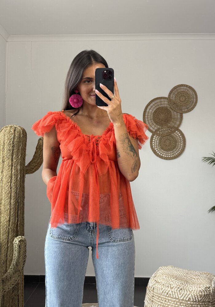 TOP LOUISE ORANGE