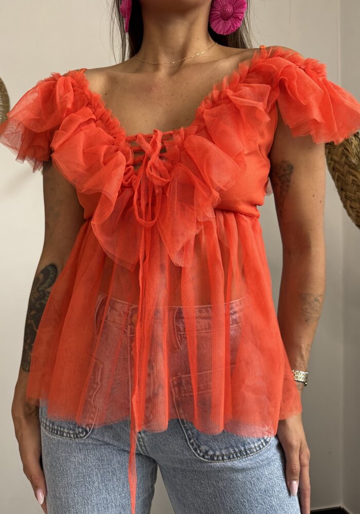 TOP LOUISE ORANGE