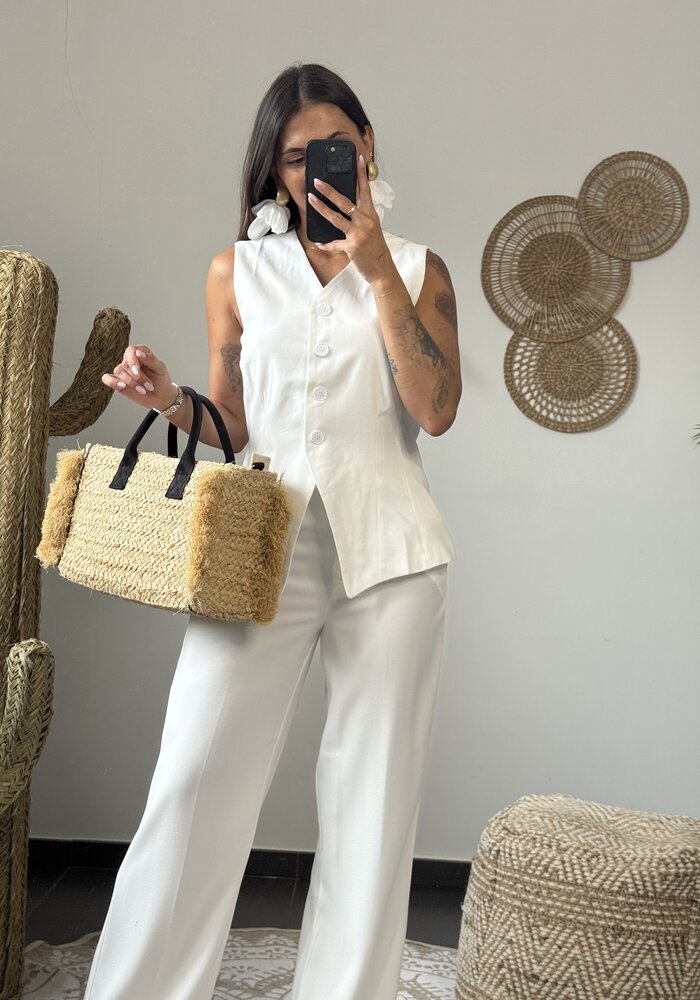 PANTALON ODILE BLANC