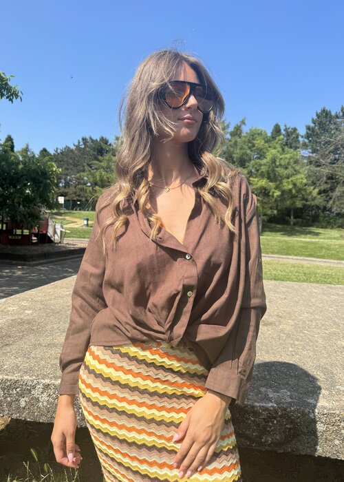 CHEMISIER ROMY BRUN