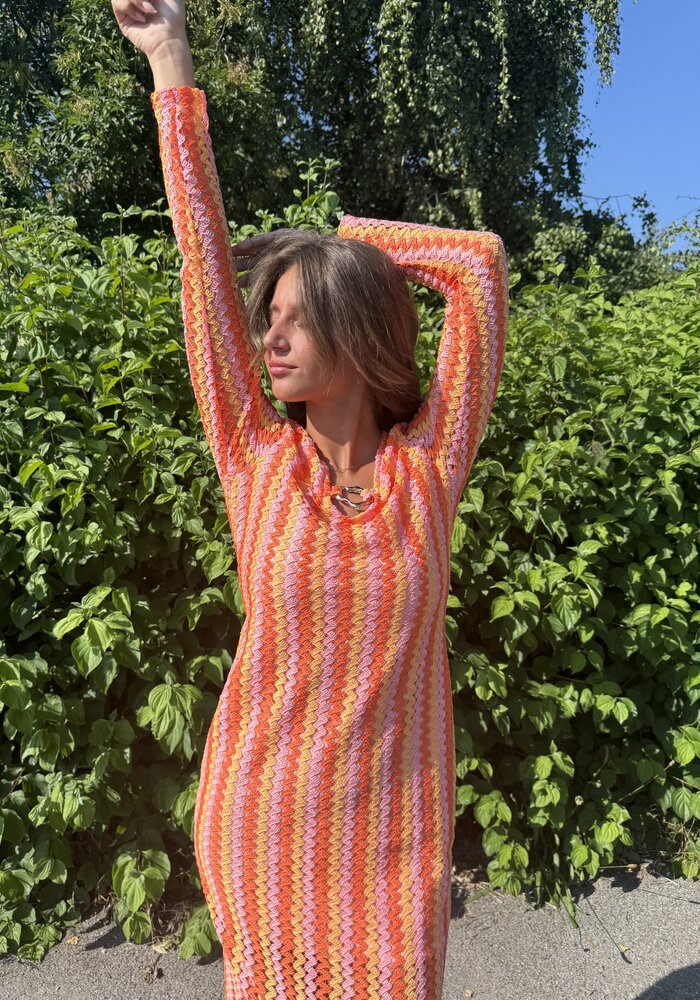 ROBE MAYA ORANGE