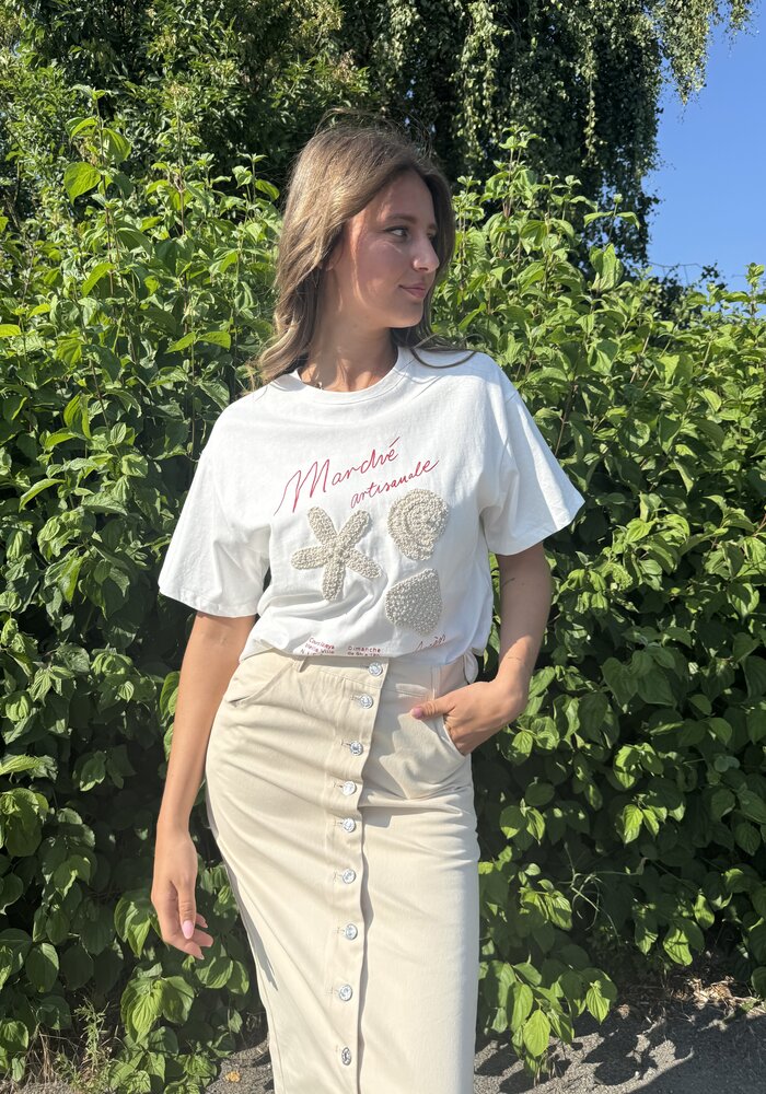 T-SHIRT LAURE BLANC