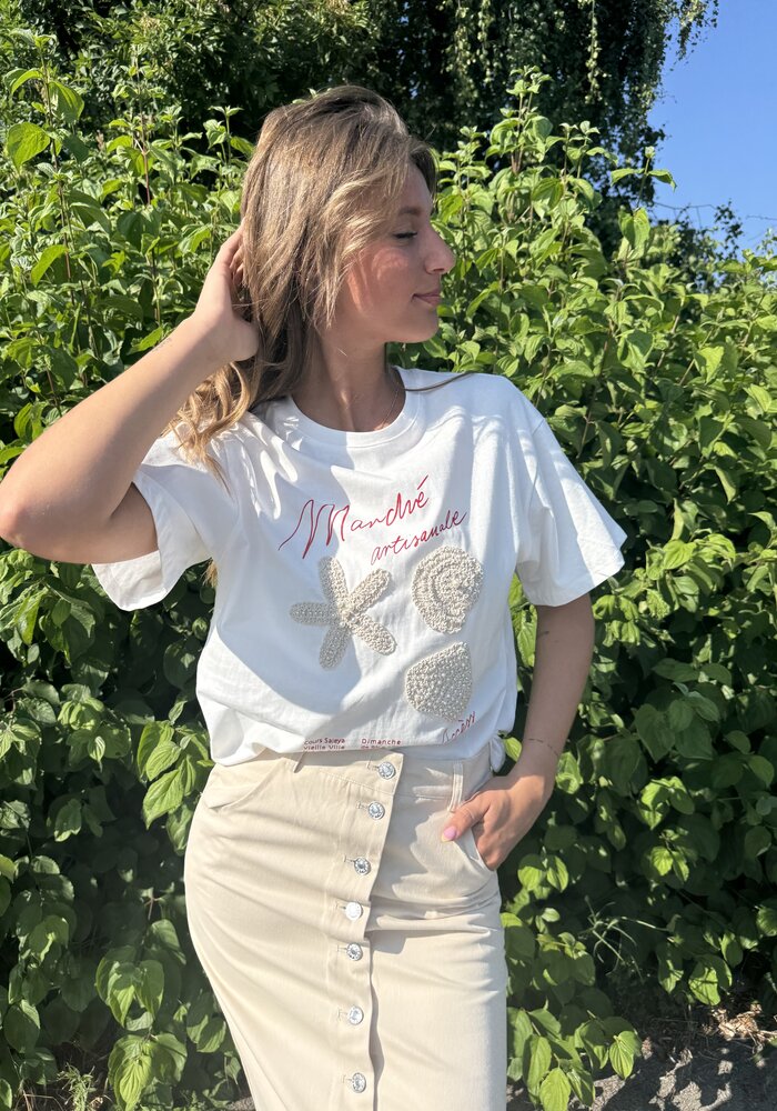 T-SHIRT LAURE BLANC