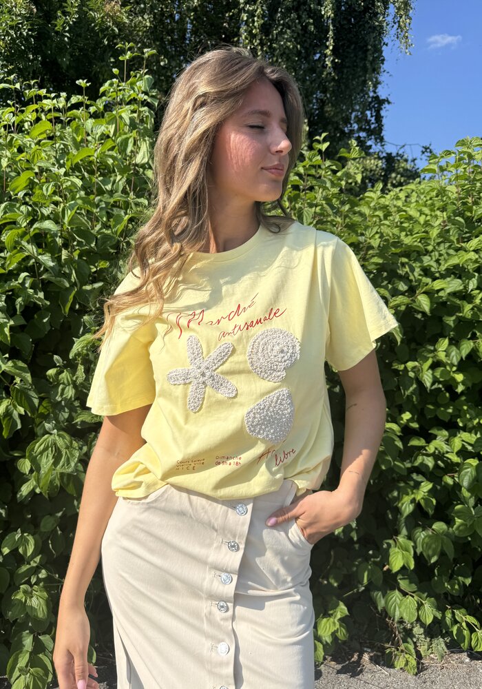 T-SHIRT LAURE JAUNE