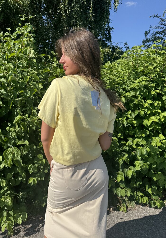 T-SHIRT LAURE JAUNE