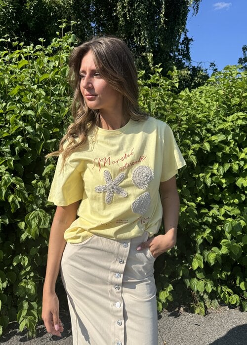 T-SHIRT LAURE JAUNE