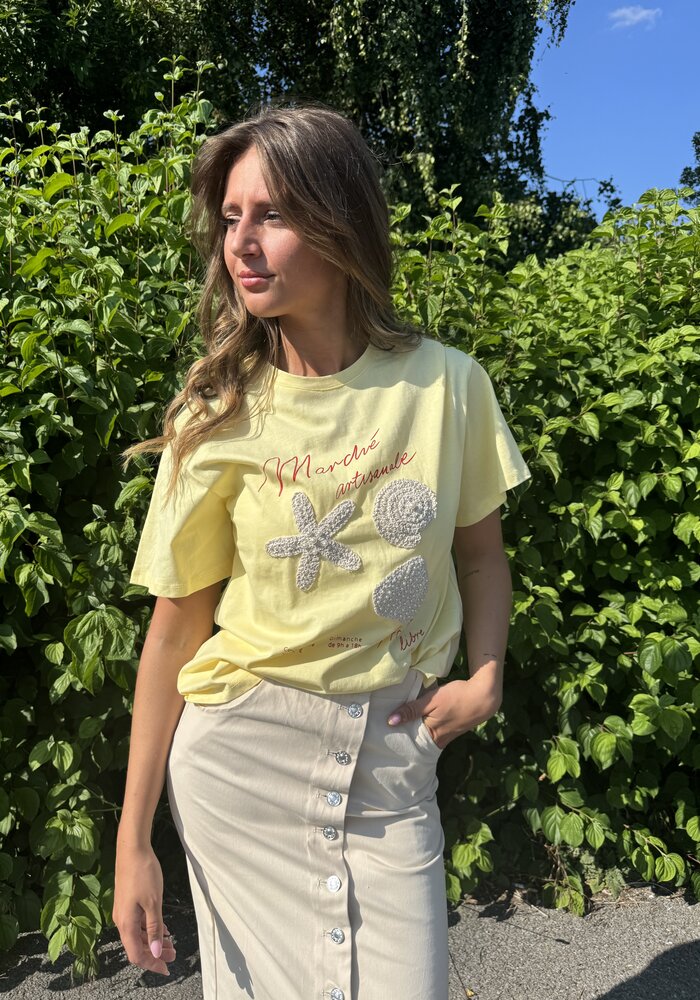 T-SHIRT LAURE JAUNE