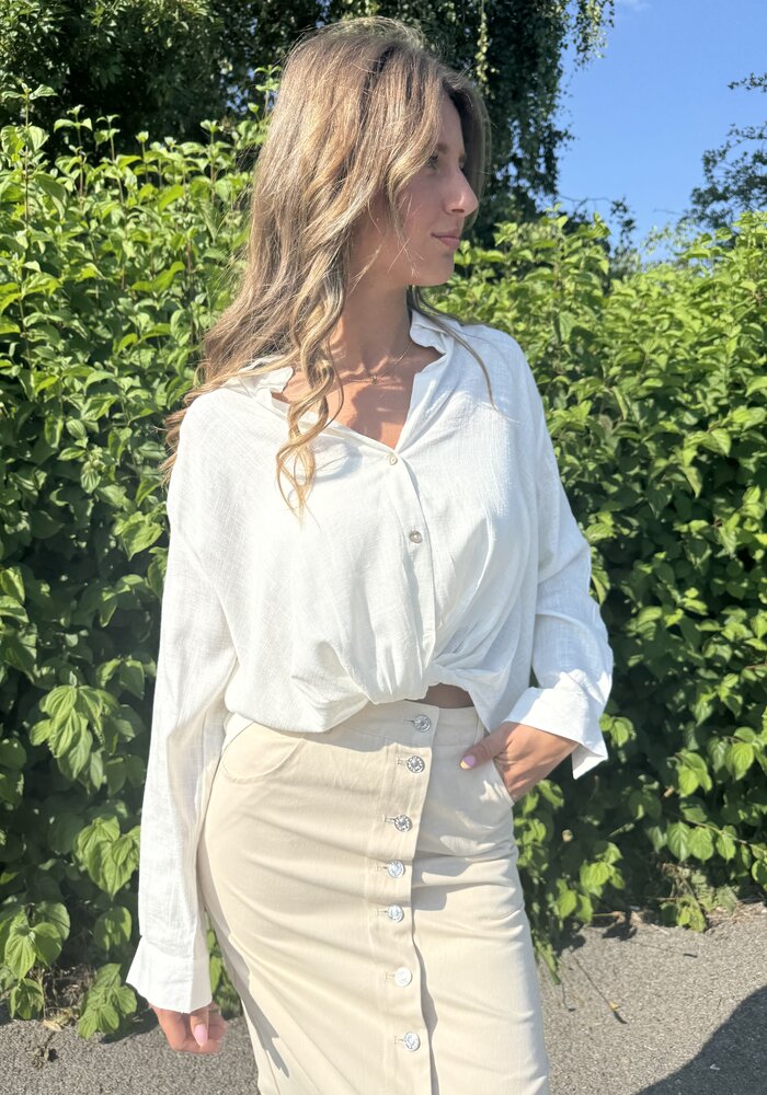 CHEMISIER ROMY BLANC