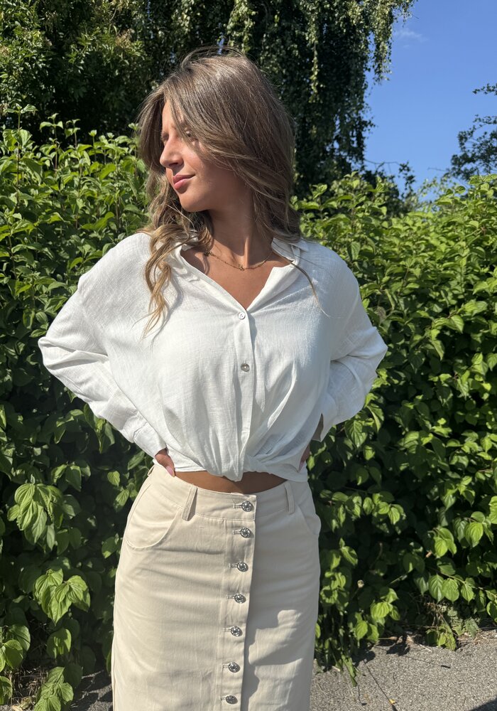 CHEMISIER ROMY BLANC