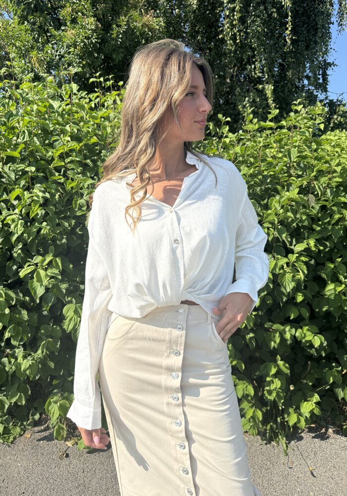 CHEMISIER ROMY BLANC