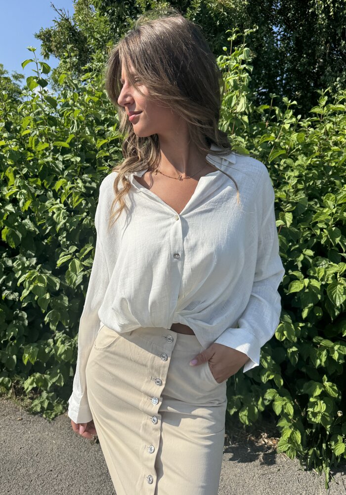 CHEMISIER ROMY BLANC