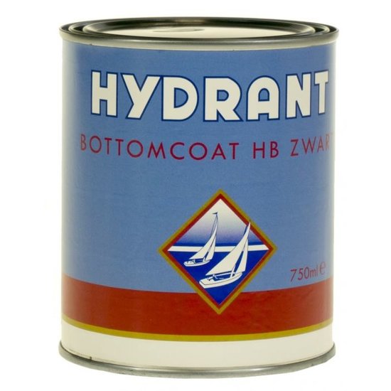 Hydrant Bottomcoat HB Zwart 2,5 liter