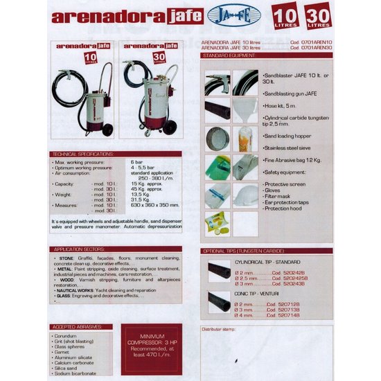 US Jafe Straalmachine