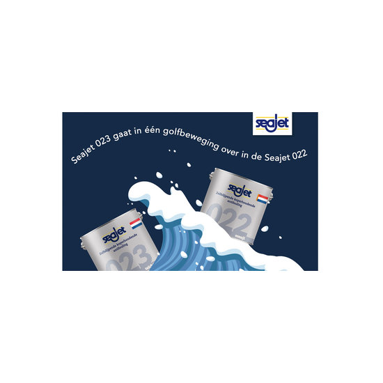 Seajet Antifouling 022 (023) Orenji (Seatender 10-alternatief voor pleziervaart)