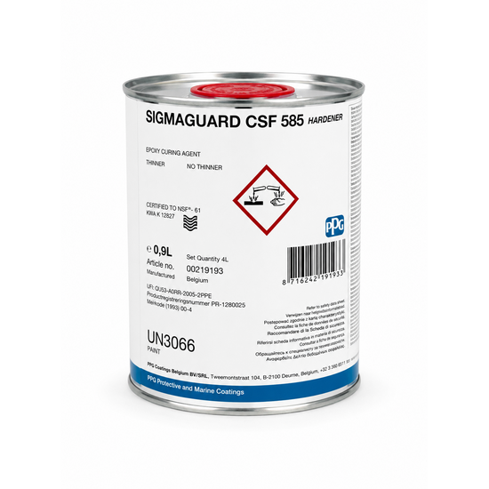Sigma Sigmaguard csf 585 drinkwatertank coating set