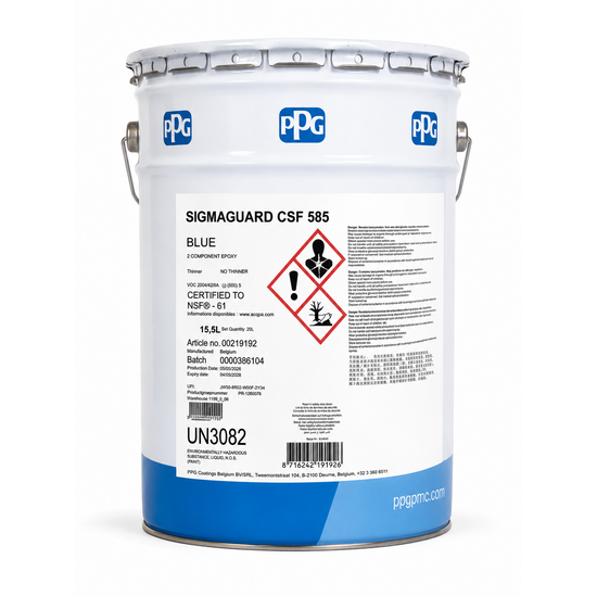 Sigma Sigmaguard csf 585 drinkwatertank coating set
