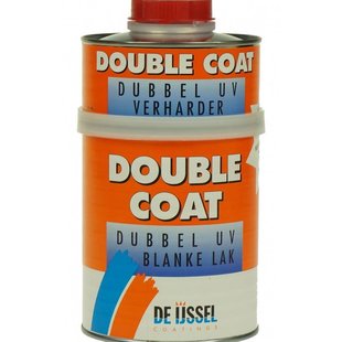 Double Coat Dubbel UV Blanke lak 750 ml set