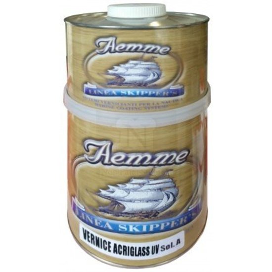 Aemme Acriglass UV Blank 0,75 liter set