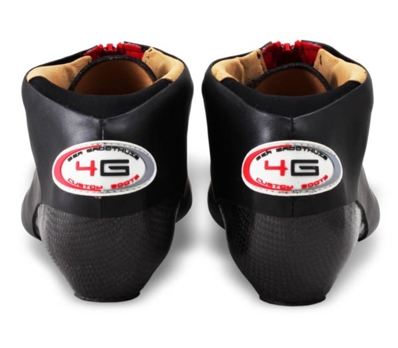 Groothuis GB 17 Black/Red schaatsschoen