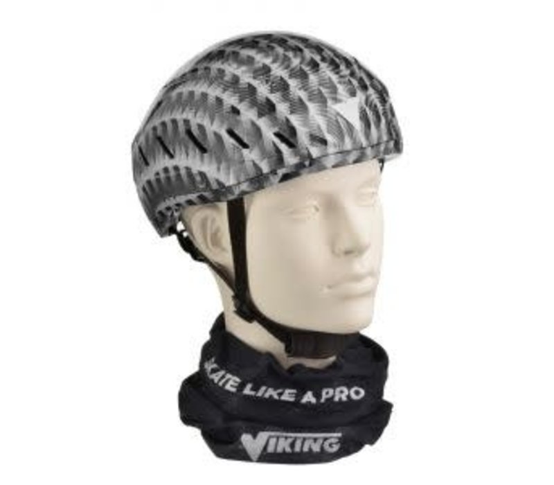 VIKING SCHAATS HELM V-PRINT GRIJS