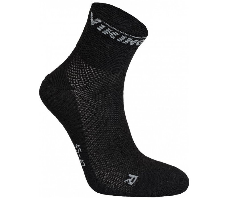 Viking Sokken Coolmax extra thin Zwart