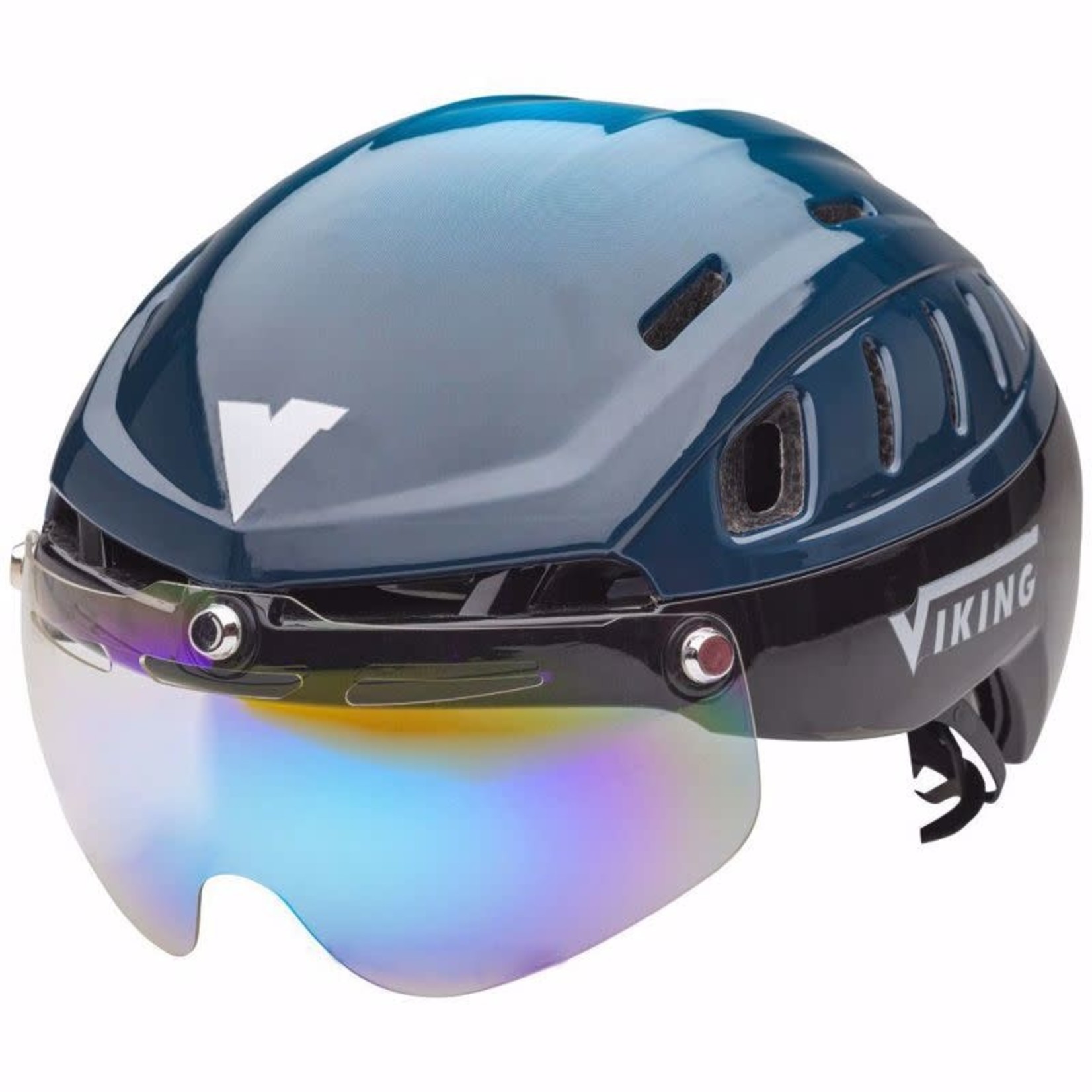 Viking Viking Sparrow Helm Black/Blue incl. vizier