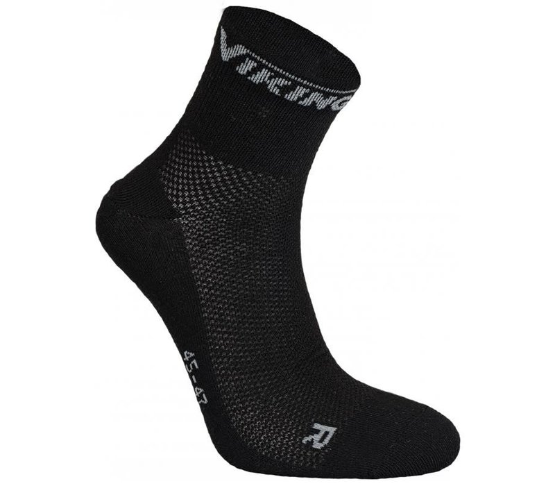 Viking Sokken Coolmax extra thin Zwart