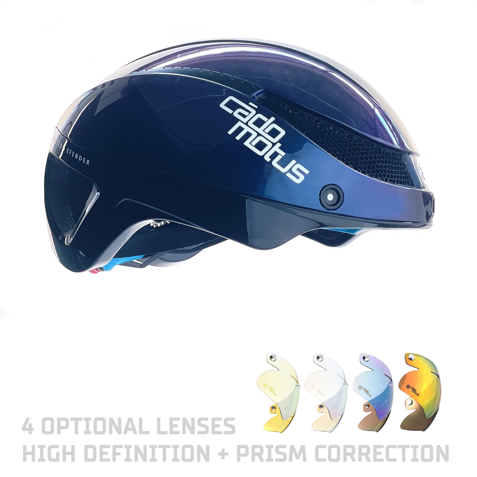 Cado Motus Omega Aerohelm - Galaxy voor schaatsen en triathlon