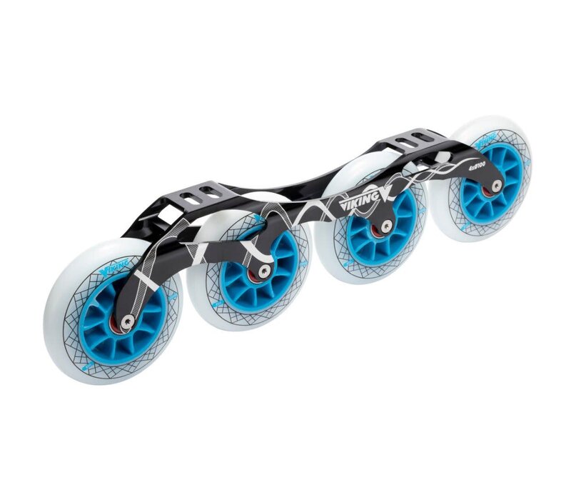 Viking Inline onderstel 4x100mm(165/195) incl.wielen