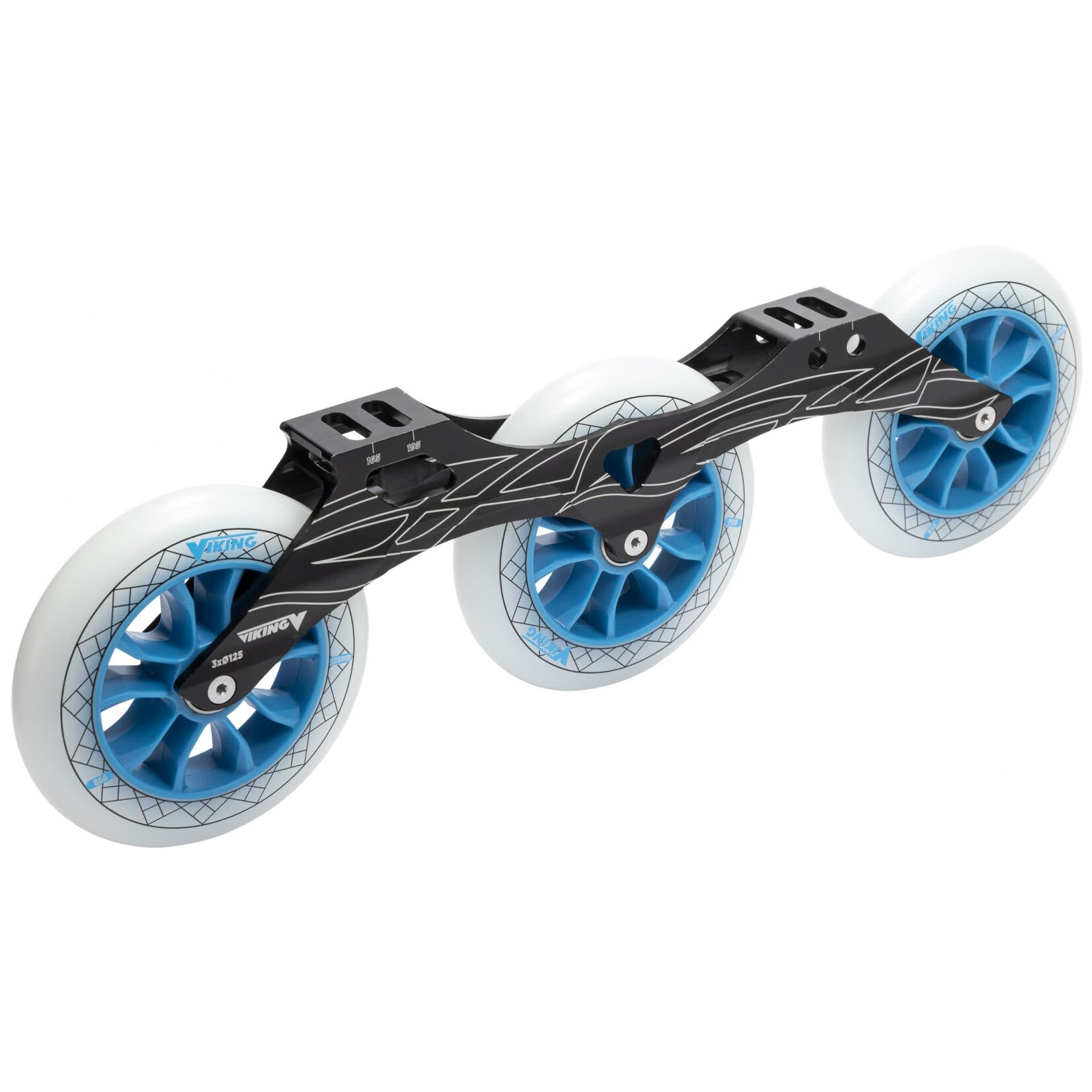 Viking Viking Inline onderstel 3x125mm (165/195) incl.wielen