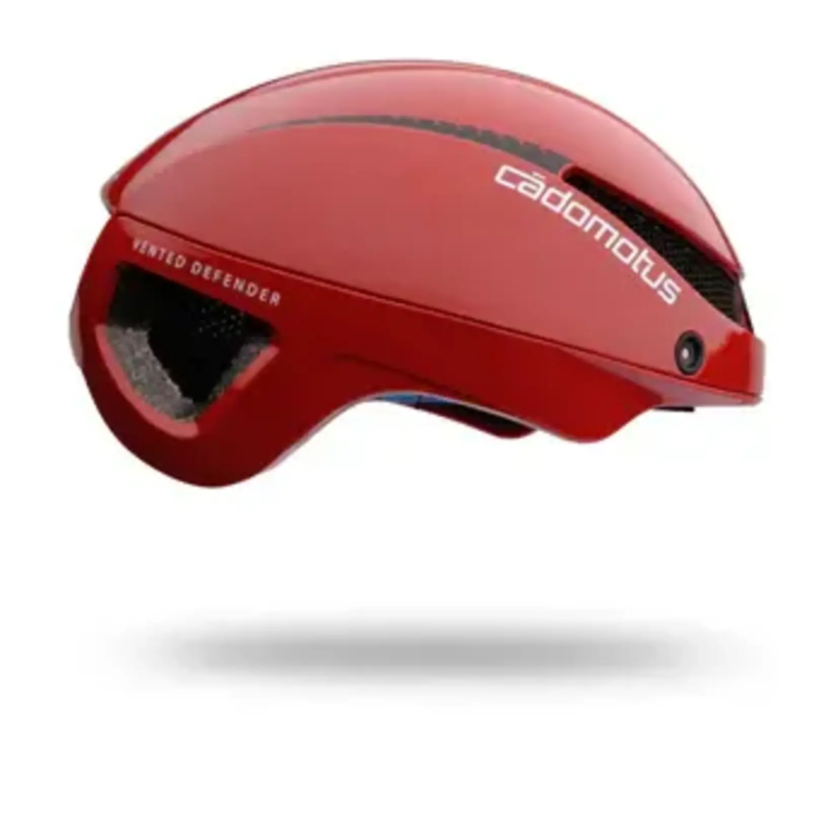 Cado Motus Omega Aerohelm voor schaatsen en triathlon - Cardinal (d.rood)