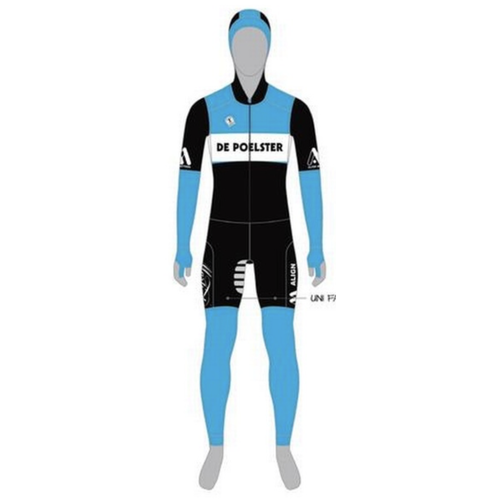 Bioracer Poelster wedstrijdpak