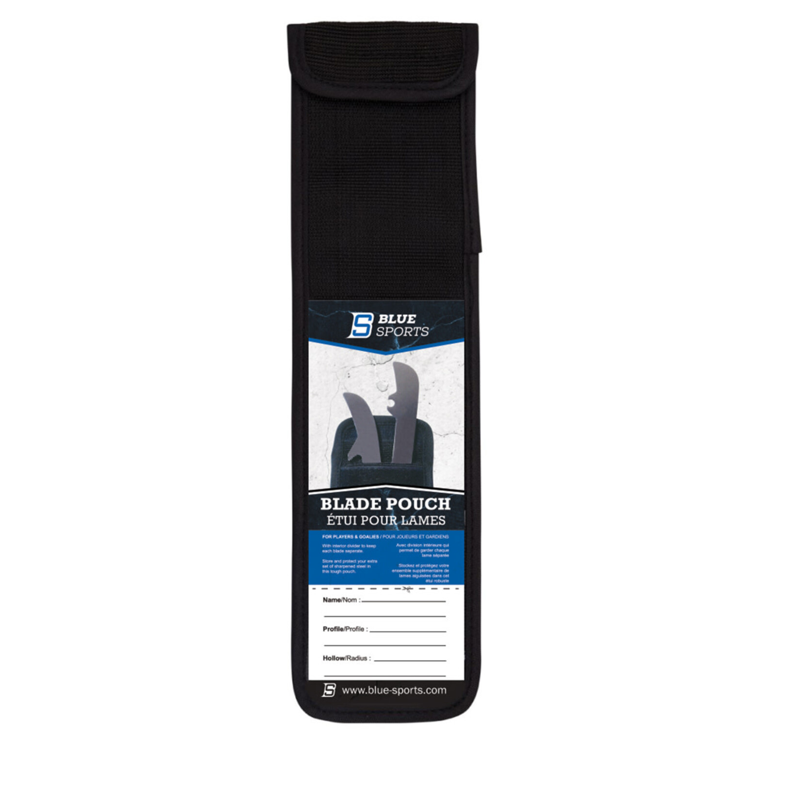 Blue Sport Skate Blade Travel Pouch